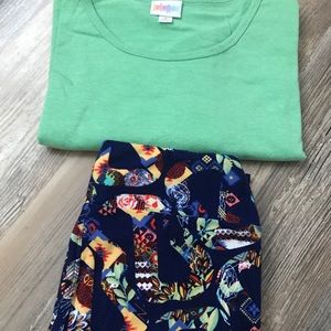 LuLaRoe Irma and Leggings Set